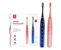 Oclean Szczoteczki soniczne FLOW Find Duo (czerwona i niebieska) - 1055165 - zdjęcie 1
